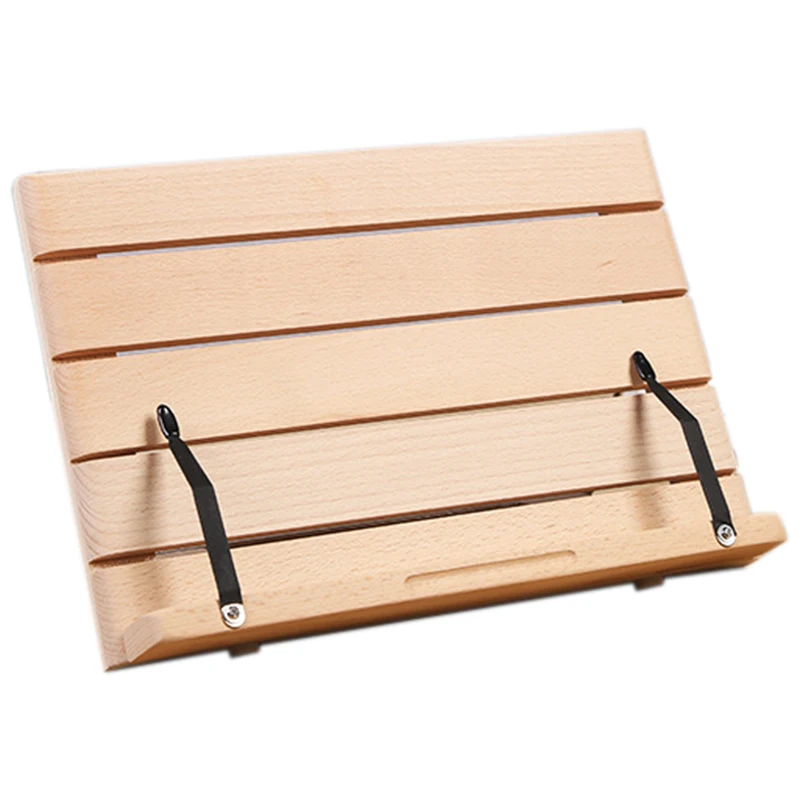 

Hot Sale Portable Desktop Wooden Reading Stand Student Child Adult Book Reader Reading Stand Bookshelf Music Stand