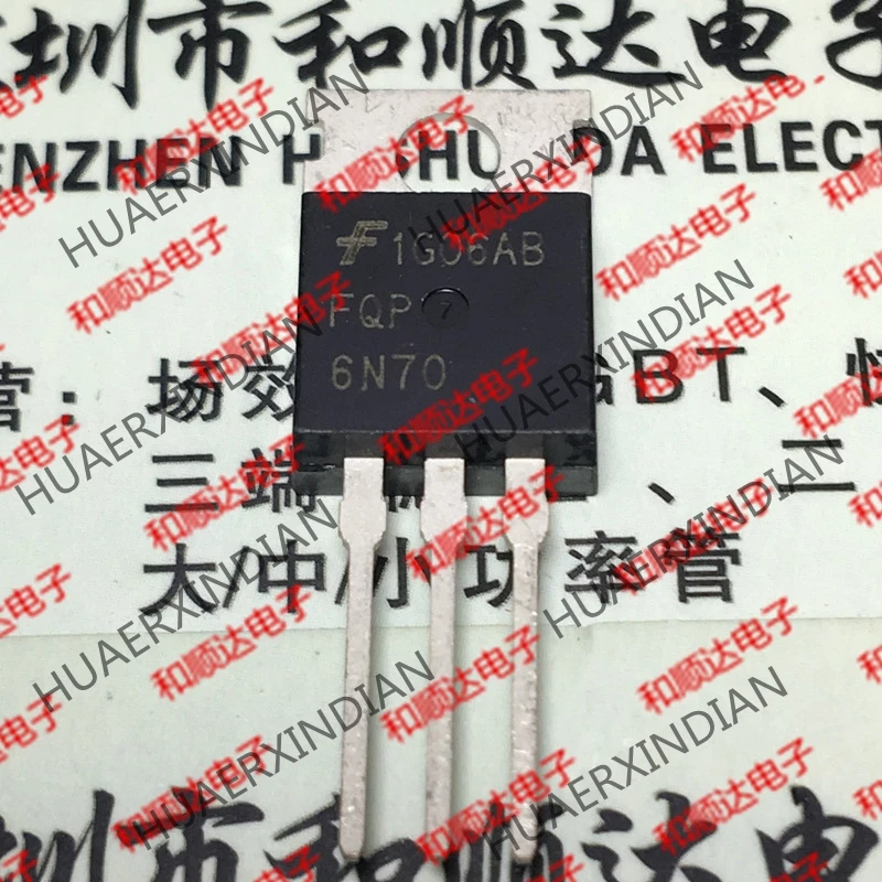 20 шт./лот FQP6N70 TO-220