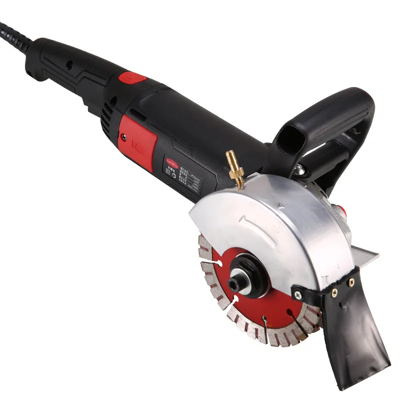 5800W slotting machine one-time forming dust-free water and electricity installation engineering concrete wall trunking cutting new electric concrete epoxy cement mortar trowel masons plastering bucket trowel tool wall smoothing polishing machine save time