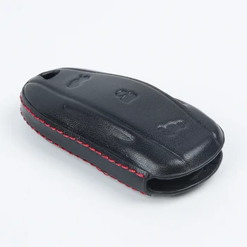 

Holder Car Key Case Smart Remote Fob For Tesla Model S Black Shell Accessory