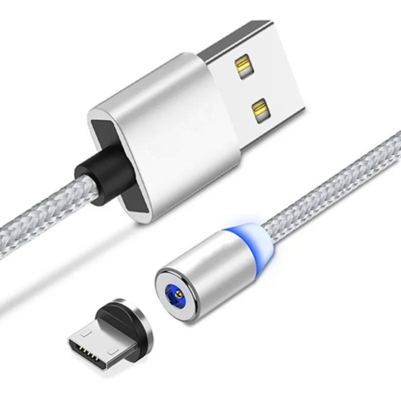 Магнитный зарядный кабель Micro usb QC 3 0 быстрое зарядное устройство USB для телефонов