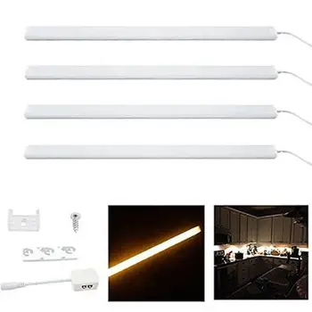 

4PCS/Set 20W LED Strip Light Kitchen Cupboard Cabinet Lamps Decor DC12V