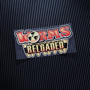 

TD012 Free shipping Worms Reloaded Game Reflective Car Sticker Decals Motorcycle Racing Stickers Motorbike Helmet Windshield ATV