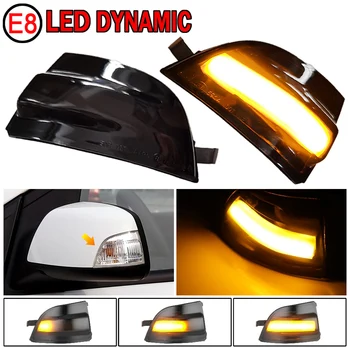 

For Ford Focus 2 MK2 2004-2008 C-MAX Dynamic Turn Signal Light LED Side Wing Rearview Mirror Sequential Indicator Blinker Lamp