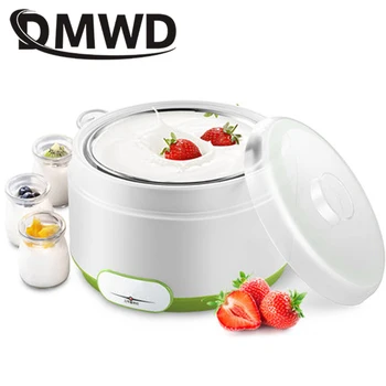 

Automatic Yogurt Maker Rice Wine Fermenter Stainless Steel Pot Electric Yoghurt Sour Cream Fermenting Machine Leben Cups 1L EU