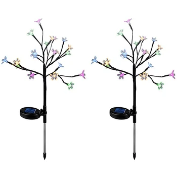 

Solar Garden Lights Outdoor Beautiful Bright Led Solar Powered Landscape Lights for Pathway,Yard,Patio,Deck,Walkway Christmas De