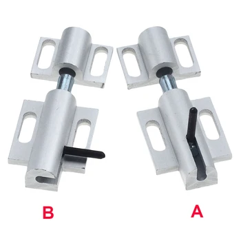 

Aluminum Door Latch with Vertical or Horizontal Bars Industrial Profile Frame Pin Lock for 3030 4040 Profile