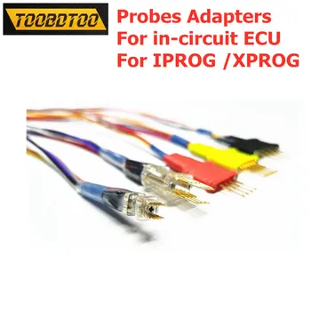 

Without Soldering 5Pcs/Set Probe Adapters for in-circuit ECU Cables Works For IPROG/XPROG Probes Adapters Car Diagnostic Cable