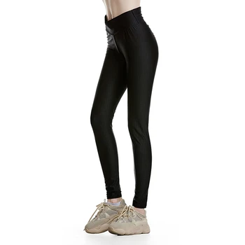 

New Leggings For Women Elastic Slim Pants Jacquard Weave Leggings Sporting Women Textured Workout Leggings For Femme