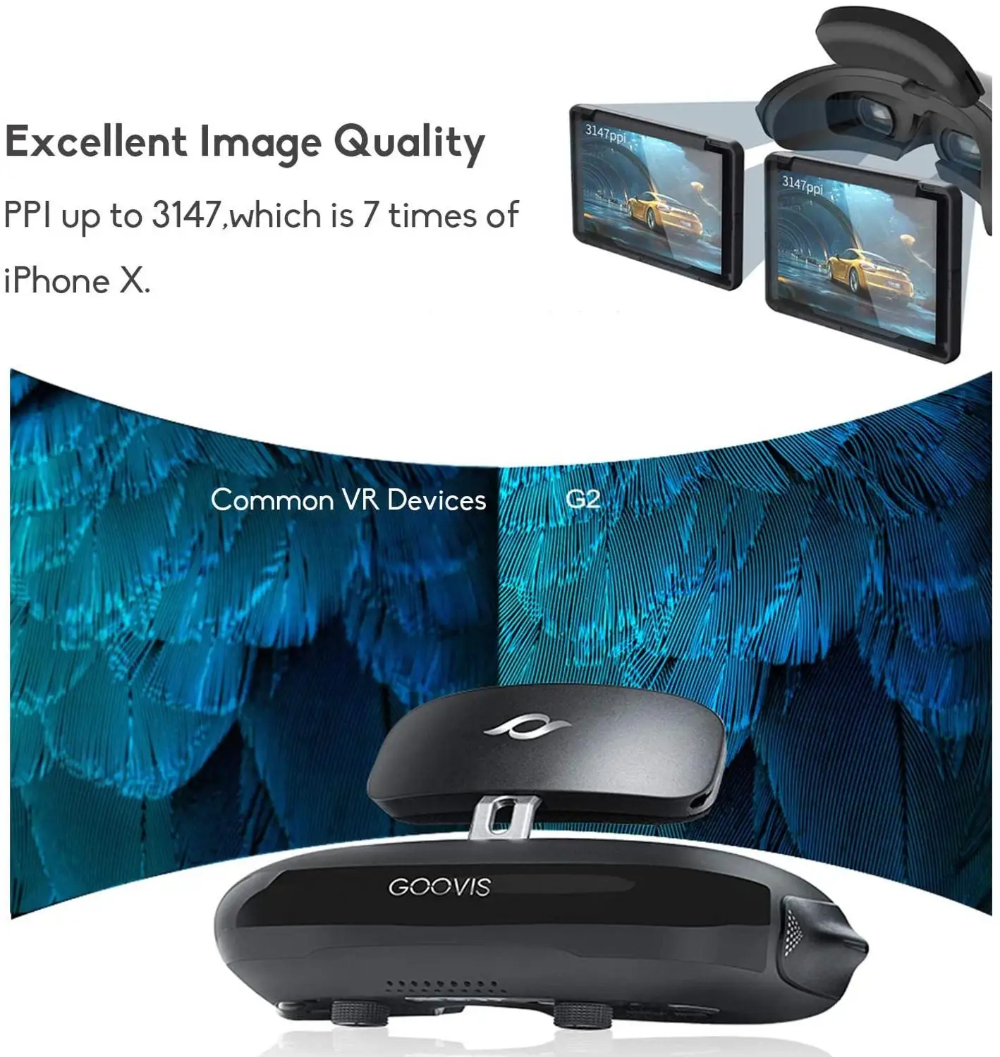 GOOVIS Cinego G2 кинотеатр VR Гарнитура 3D очки для кинотеатра с Sony OLED 1920x1080x2 HD гигантский