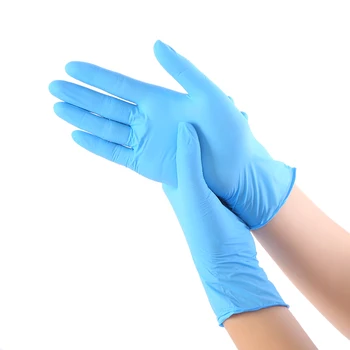 

100 Pieces Disposable Nitrile Latex Rubber Gloves Home Kitchen Cleaning Sanitation Gardening Left And Right Hands General Protec
