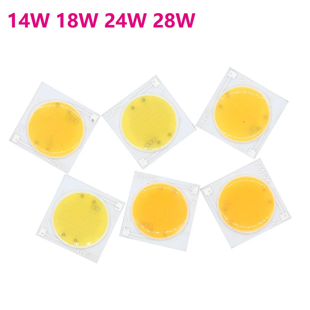 10 Pz Led Cob Chip Ceramico 220-240V 14W 18W 24W 28W Chip Di Alta Qualità Led Cob Lampada Perline Per Faretto Fai Da Te Pannello Luminoso Esterno