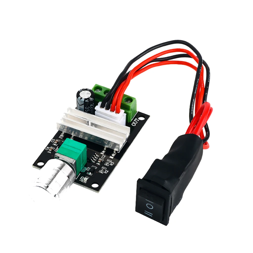PWM контроллер скорости двигателя постоянного тока DC6-28V 3A переключатель