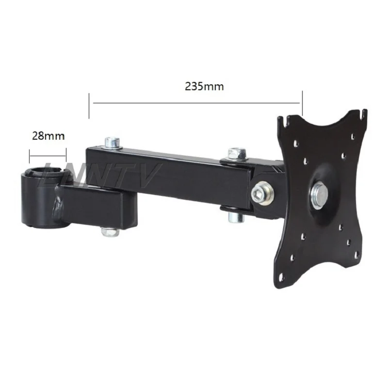 Monitor Universal Extension Arm Black White Desktop Stand Full Motion