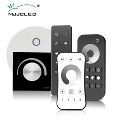 LED Dimmer Switch 220V Glass Panel Rotary Knob 2.4G RF Remote Control Dimmable LED Single Color 110V AC Triac WIFI Dimmer S1-K