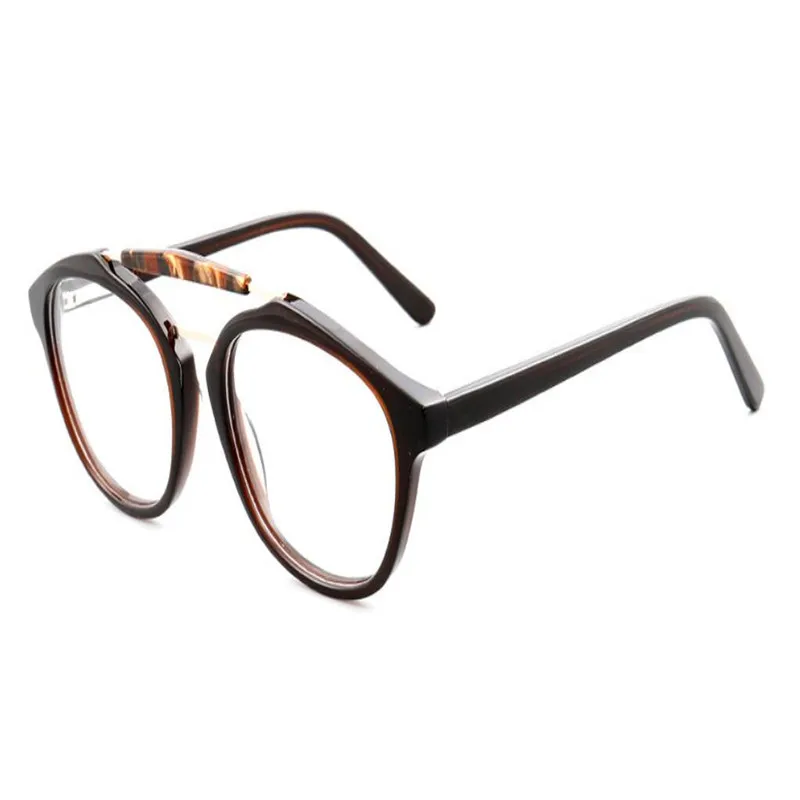 Progressive Multi-focal Lens Eyewear Unisex Retro Fashion Acetate Full Rim Frame See Near Far Anti-reflective Reading Eyeglasses