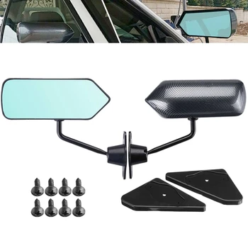 

2Pcs Car Racing Universal Side Rear View Mirror Wide Angle Metal Bracket for Mazda 3/For Miata/Mx5/RX7infinity