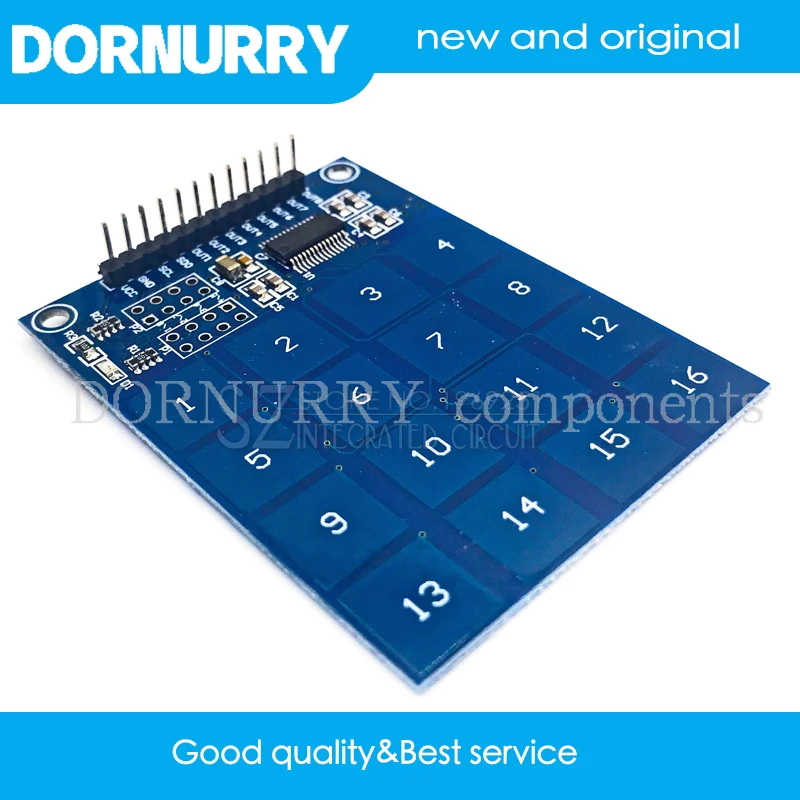 

1pcs 16 Way XD-62B TTP229 Capacitive Touch Switch Digital Sensor Module Board Plate new dornurry