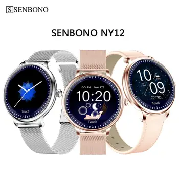 

SENBONO NY12 Women Sport Smart Watch Fitness Tracker Support Heart Rate Monitor Blood Pressure Calories Clock Multi-sport