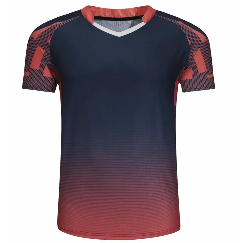 Новинка, рубашки для бадминтона для мужчин/женщин, рубашки для волейбола, теннисные рубашки, футболки для настольного тенниса, быстросохнущие спортивные футболки для тренировок - Цвет: 11909 SHIRT