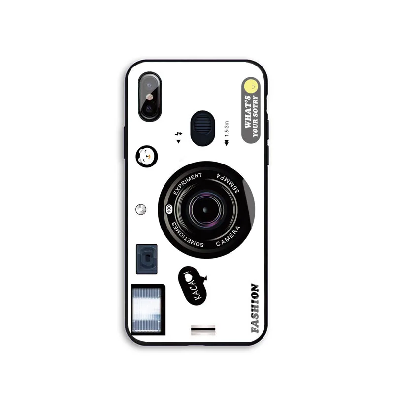 Винтажный чехол из закаленного стекла для камеры OPPO K1 K3 R17 R17 PRO R15 RENO Z REALME-X защитный чехол для OPPO R15X