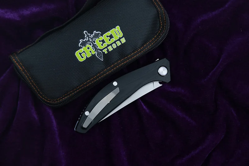 GREEN THORN SIGMA Flipper складной нож D2 лезвие G10 рукоятка походные охотничьи ножи для