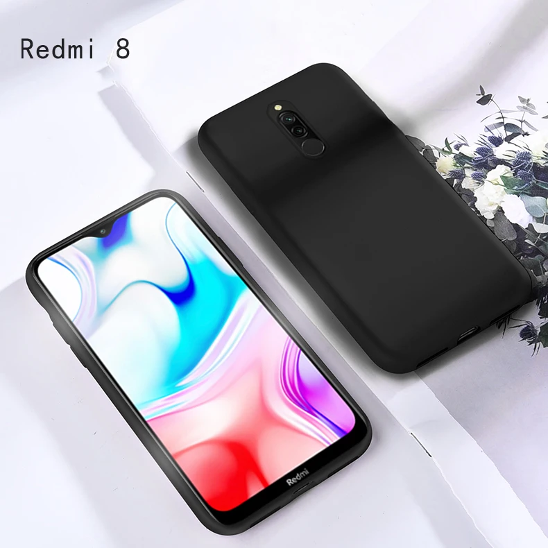 Жидкий силиконовый чехол для Redmi 8, 8A, чехол-бампер, противоударный чехол, мягкий ТПУ чехол для телефона, для Xiaomi Redmi 8, 8A, 8 a, чехол Global