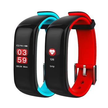 

Men P1 Plus Smart Wristband Color Display Heart Rate Monitor Blood Pressure Smart Watches Fitness Activity Tracker Bracelet