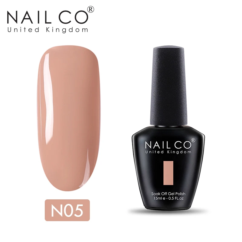 NAILCO УФ светодиодный Гель-лак для ногтей smalto Полупостоянный unghie живопись гель лак Manicura permanente замочить от ногтей Гель-лак художественный - Цвет: N05