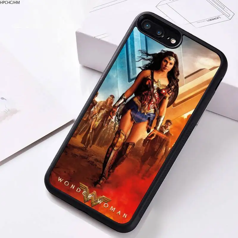 

Wonder Woman Phone Case Rubber for iPhone 12 pro max mini 11 pro XS MAX 8 7 6 6S Plus X 5S SE 2020 XR case