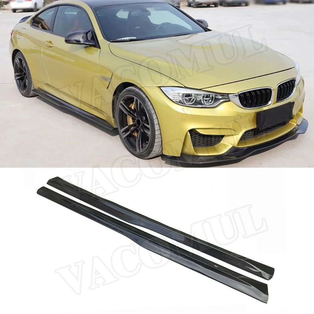 Spoiler Delantero De Fibra De Carbono Para BMW M3 M4 F80 F82 F83 – Divisor De Parachoques Negro