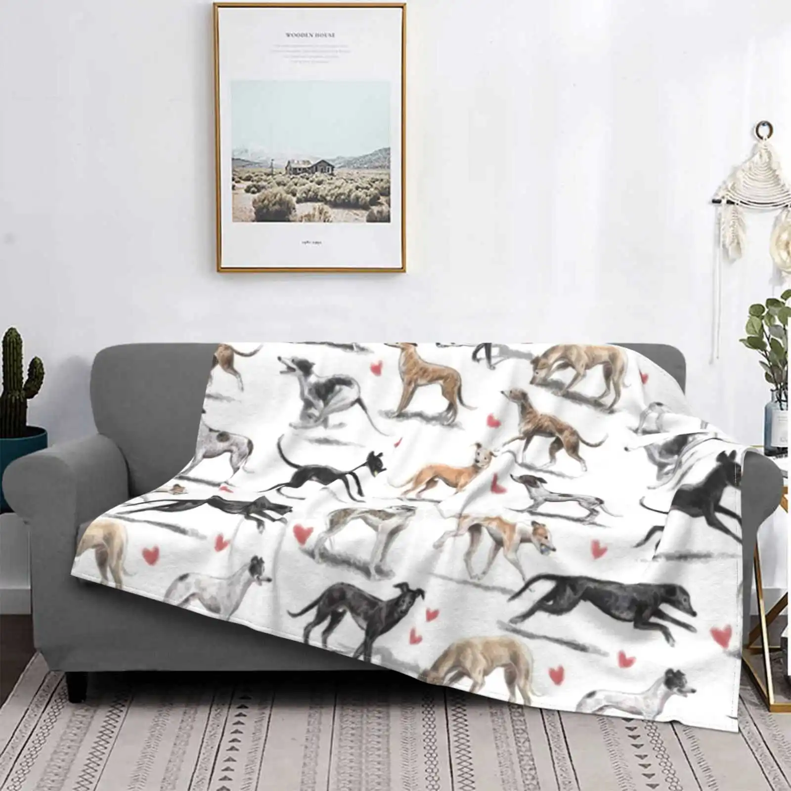 

Greyhounds Soft Warm Light Thin Blanket Greyhound Sighthound Lurcher Galgo Rescue Shelter Racing Dog Retired Whippet Iggy