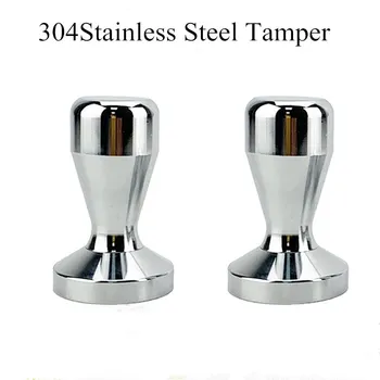 

1cp Espresso Coffee Tamper Blue Coffee Tamper Machine Press Flat Base Barista Accessories Temper 51mm 57.5mm 58mm