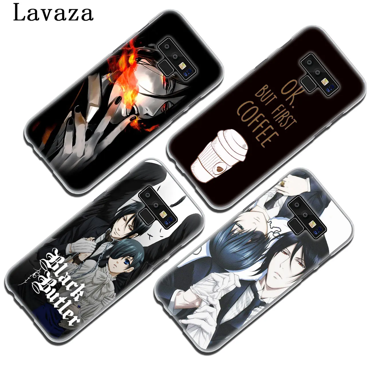 Чехол для телефона Lavaza Black Butler Kuroshitsuji Samsung Galaxy Note 10 9 8 A9 A8 A7 A6 Plus 2018 A3 A5 2015 2016 2017