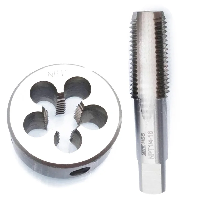 

HSS 1/4-18 NPT Tap & Mold Right Hand Set Kit Metalworking Tool Parts Practical