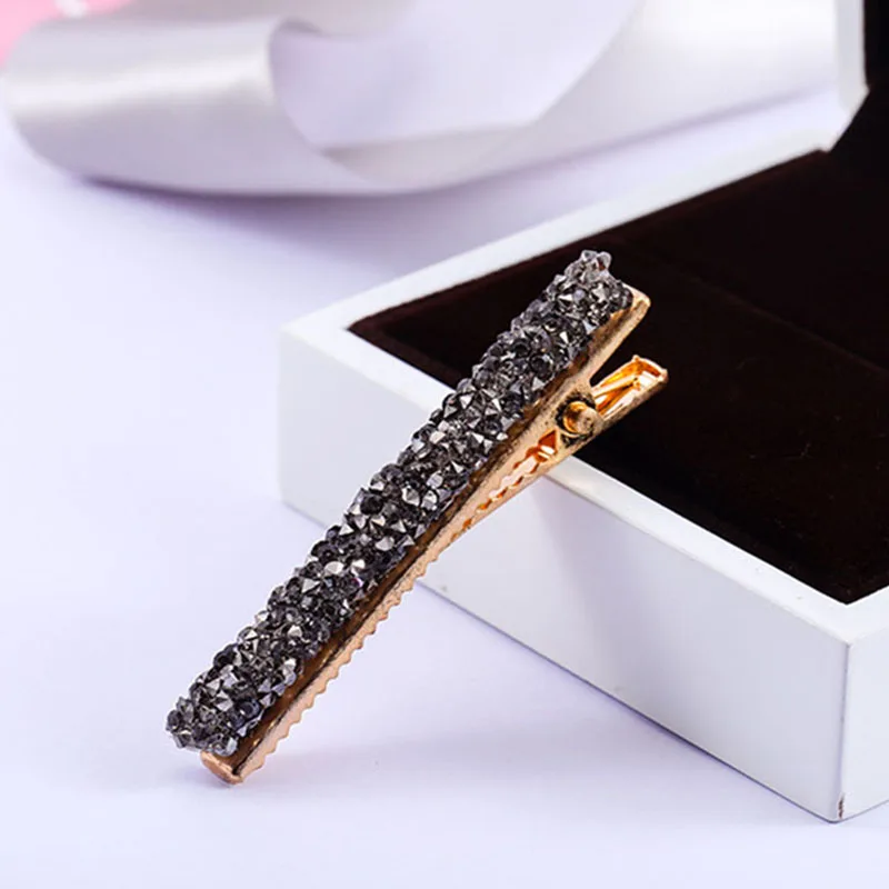 2019 Korea Pearls Hair Clip Pins for Women Girls Spring Fashion Crystal Rhinestone Metal Hairpin Hair 5