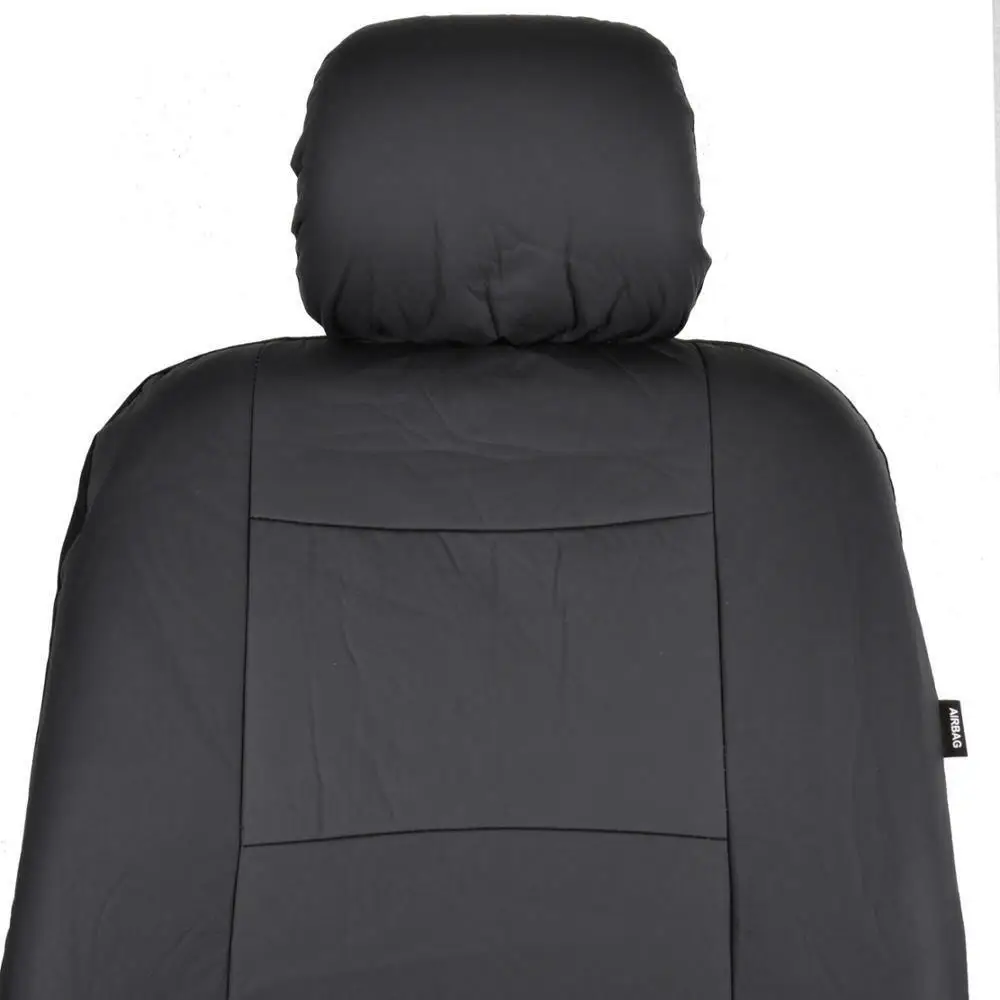 Ensemble De Housses De Siège De Voiture En Cuir Artificiel Noir Coussin De  Berline Fundas Coche Asiento Dos Universel 40/60 50/50 60/40Car Du 28,66 €