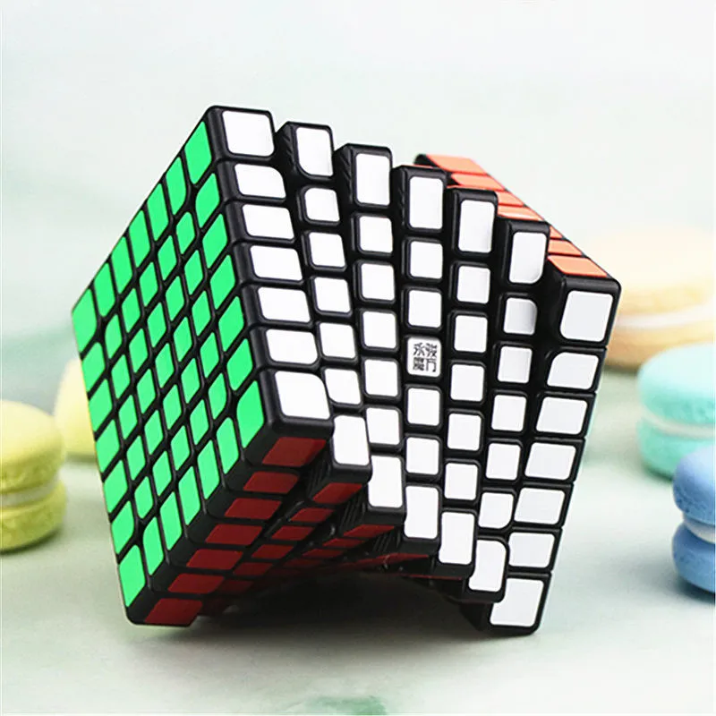 Yj Yufu V2M 7x7x7 Магнитный магический скоростной кубик Yongjun, без наклеек, профессиональные магниты, кубики-головоломки, Обучающие кубики, магические игрушки