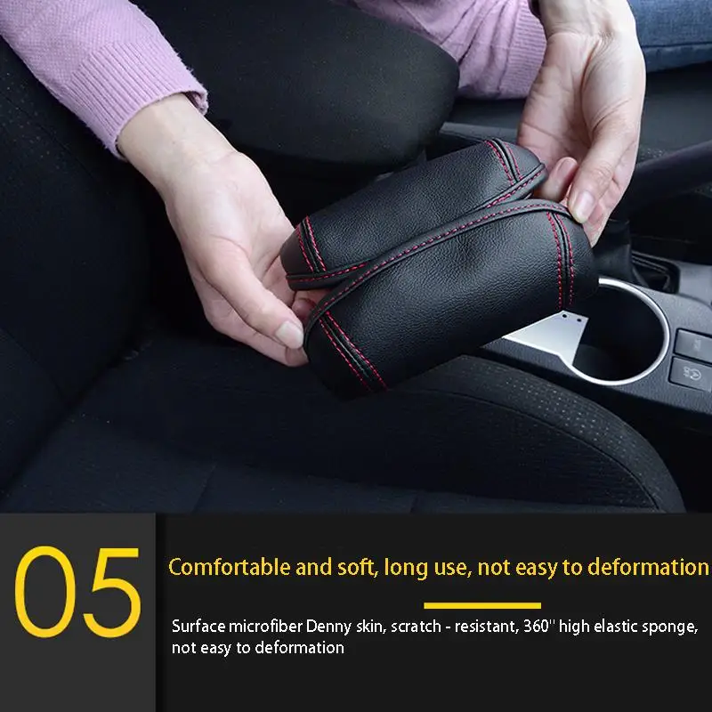 Удобный Подлокотник из волокнистой кожи защитный подлокотник для Toyota для Volkswagen Bora автомобильный Стайлинг