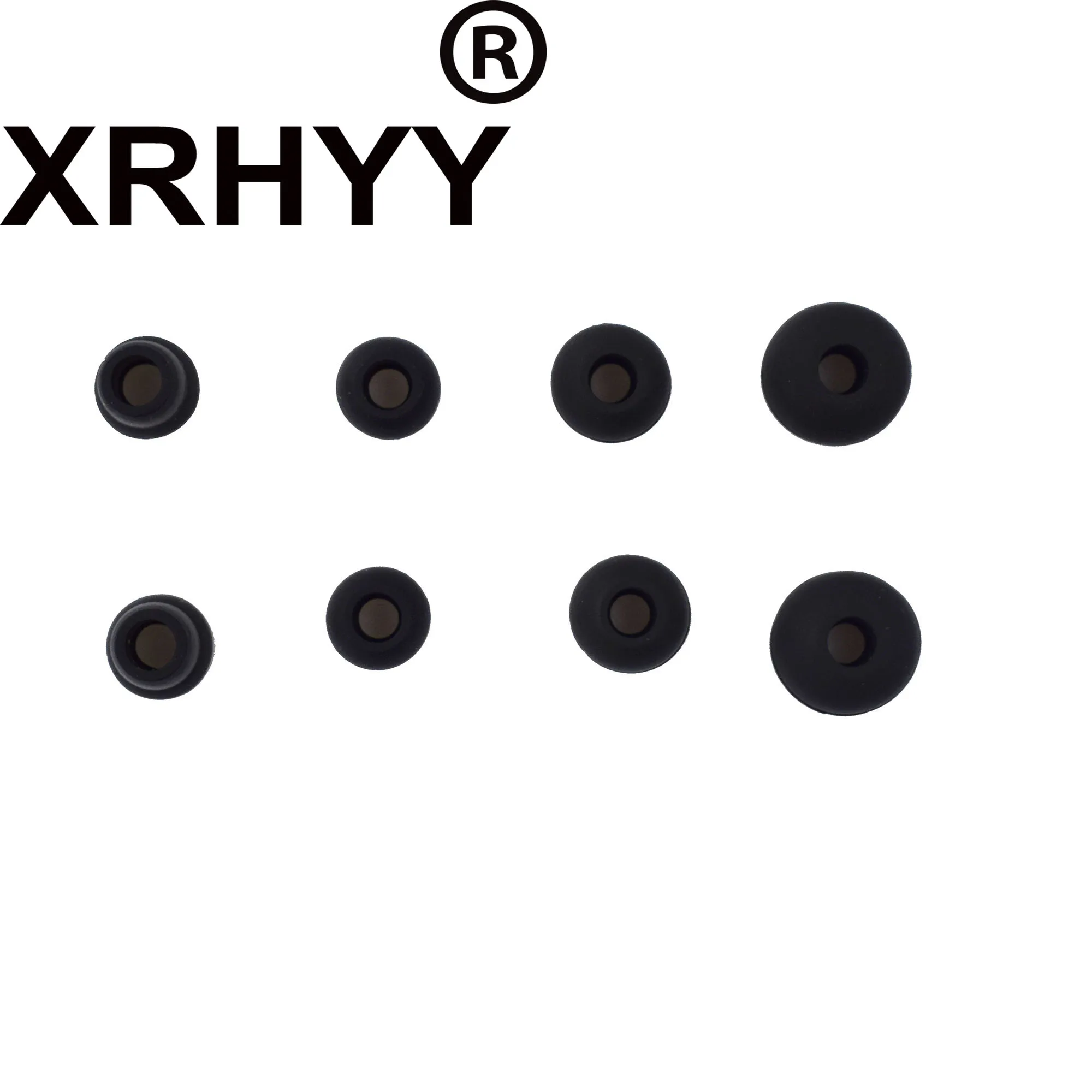 Xrhyy 4 Paia Di Ricambio In Silicone Auricolari Auricolari Gemme Set Per Powerbeats 2 Senza Fili Beats By Dre Headphones-Nero