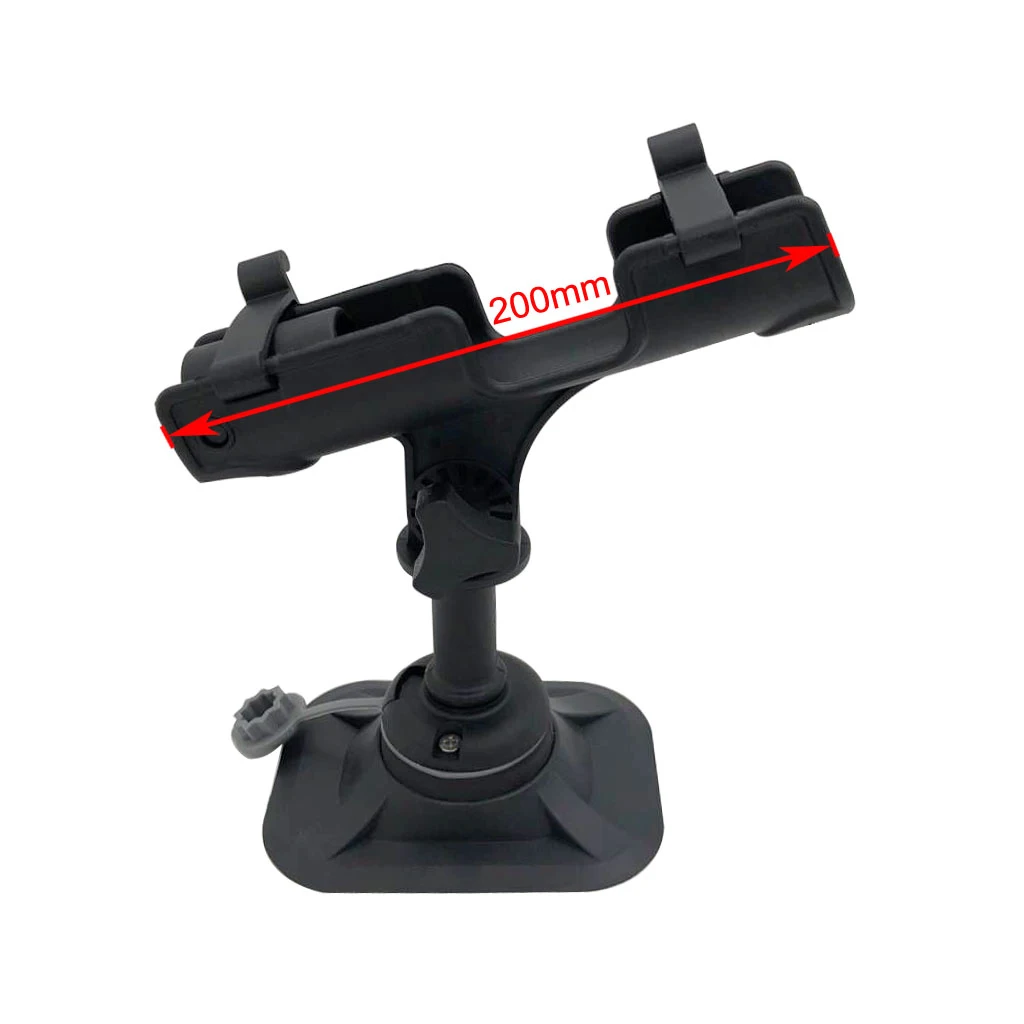 360 Degree Adjustable Kayak Boat Fishing Pole Stand Bracket Fishing Rod Holder Mount Clamp Base Tackle Access for Boat Yacht