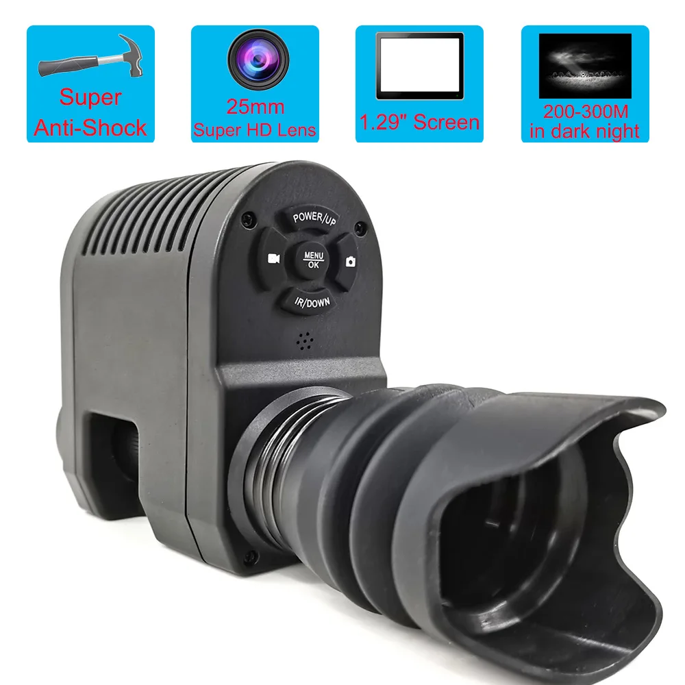 Megaorei 3 Night Vision Rifle Scope Video Record Photo Taking NV007 Hunting Optical Sight Camera 850nm Laser Infrared IR