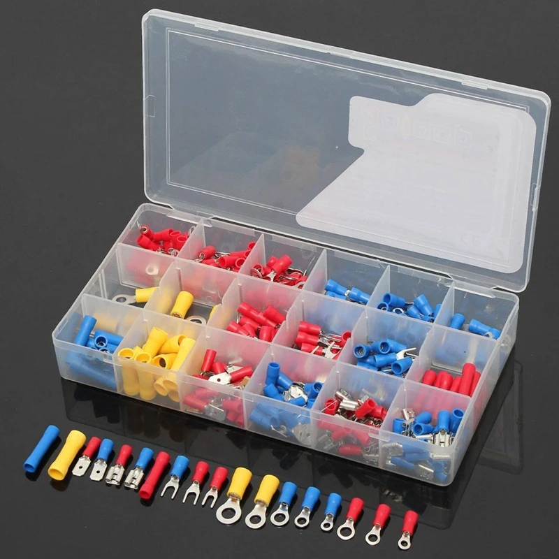 

Hot Sale 295pcs Assortment Insulated Plug Electrical Plate Round Plug Crimp