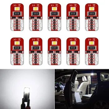 

10Pcs Canbus T10 W5W LED Light Bulb Car Interior Lights Dome Lamp For Audi Allroad Cabriolet Coupe Q3 Quattro Q5 Q7 R8 RS5 RS6