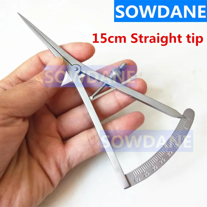 1 piece 15cm Str Castroviejo ортодонтический Измеритель для кости 9 см/17 см зубные хирургические имплантата офтальмологические ортопедические нержавеющая сталь - Цвет: 1 piece 15cm Str