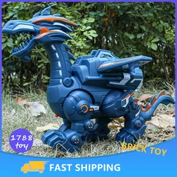 Jouets de Simulation de dinosaure bionique pour enfants, jouet de divertissement électrique, boule d'eau, lumière fraîche 
