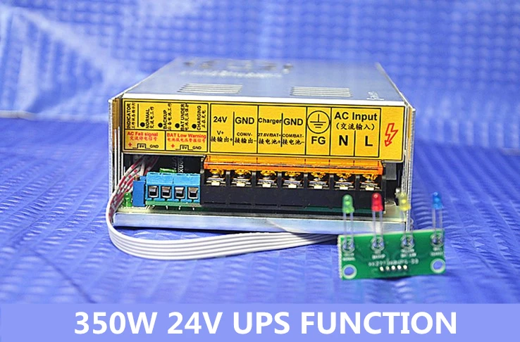 350W UPS заряда переключатель функций блок питания 24v 15A 350W зарядное устройство для аккумулятора 27.4A SC-350-24