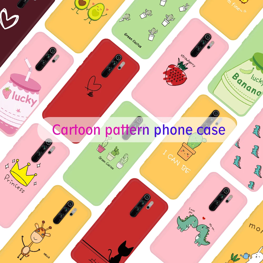 Patterned Silicone Phone Shell Redmi Note 8 Pro Note8 8Pro Case Cover For Xiaomi Redmi 7A 6A 7 Note 6 Pro K20 Pro Case Soft Capa