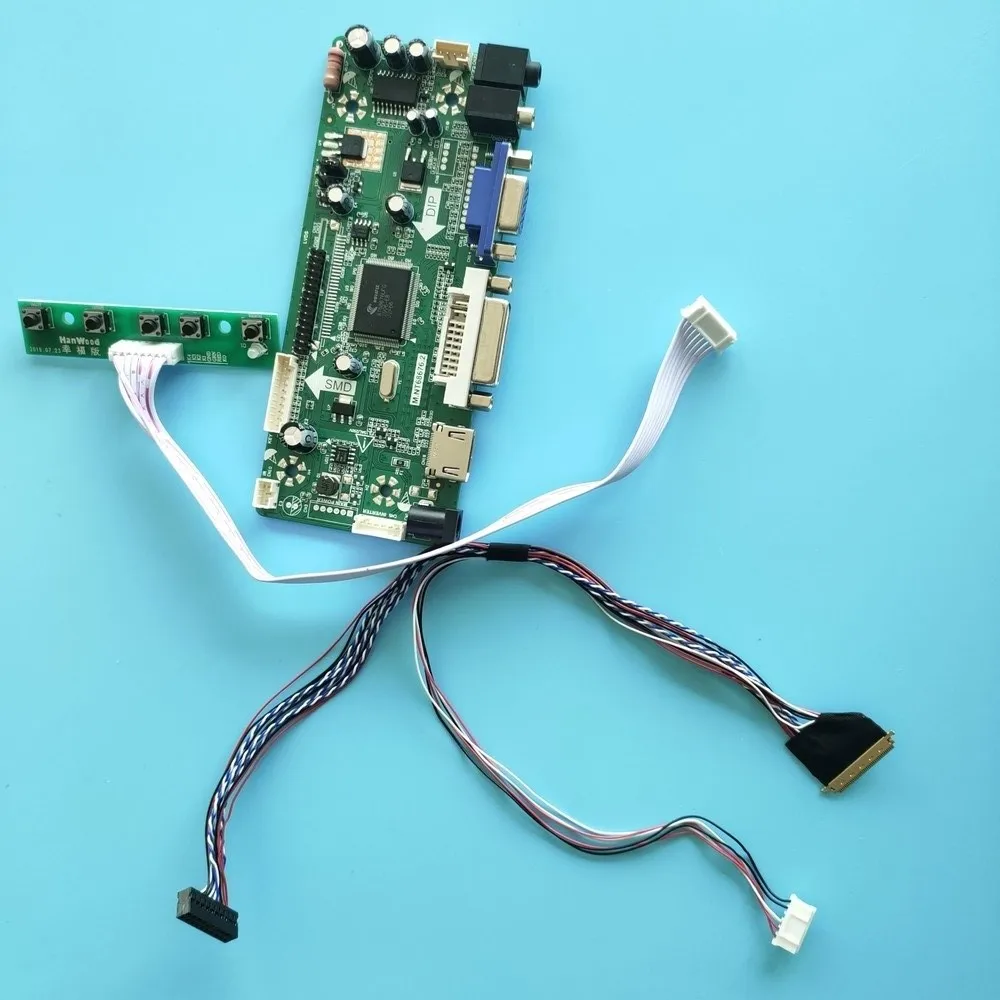 Kit for LP156WD1-TLB3/LP156WD1-TLA2 M.NT68676 1600x900 HDMI+DVI+VGA Controller Board Display moitor SCREEN 40pin LCD LED | Компьютеры и