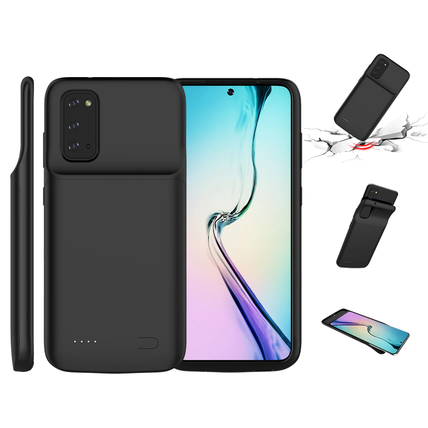 Для Samsung Galaxy S20 чехол 6 2 дюйма зарядное устройство 4800 мАч внешний резервный